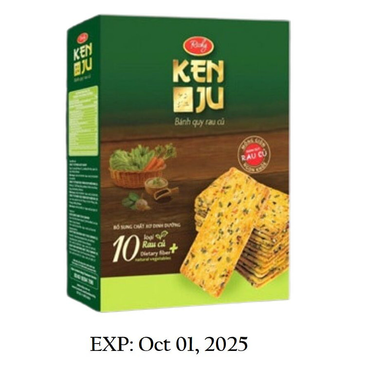 Bánh Quy Kenju Rau Củ Hộp