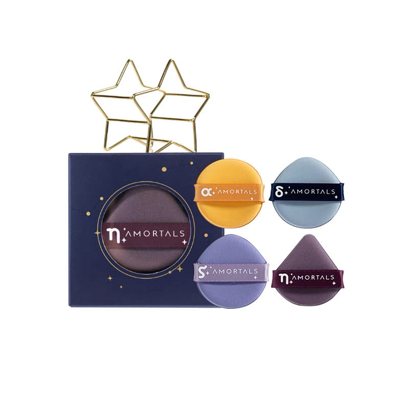 Makeup Sponges Set, Foundation Powder Blending Paw, Dual-Use Makeup Sponge, Star 1 box