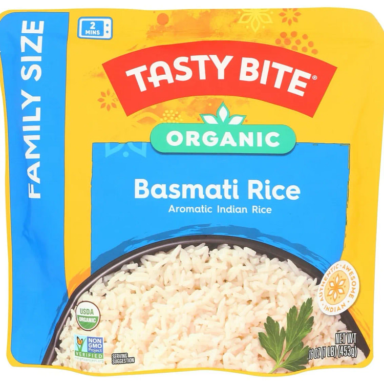 TASTYBITE Organic Family Size Basmatic Rice, 16 OZ 1 each