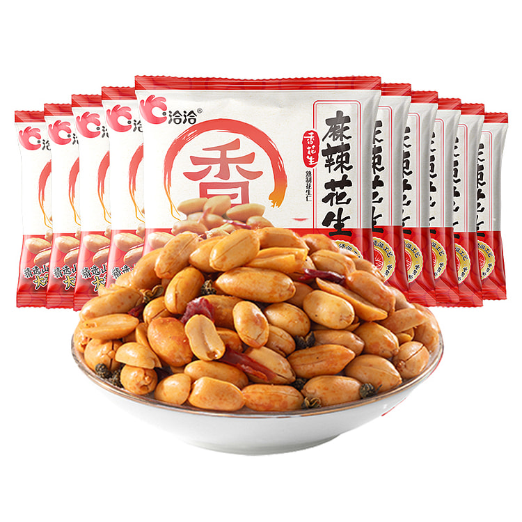【20小袋 0添加】洽洽 麻辣味花生