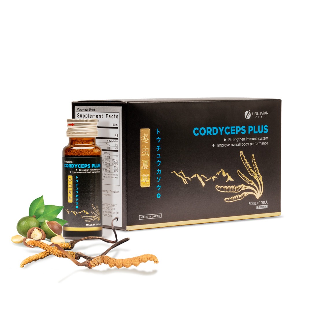FINE JAPAN 冬虫夏草Plus口服液10 瓶- Weee!