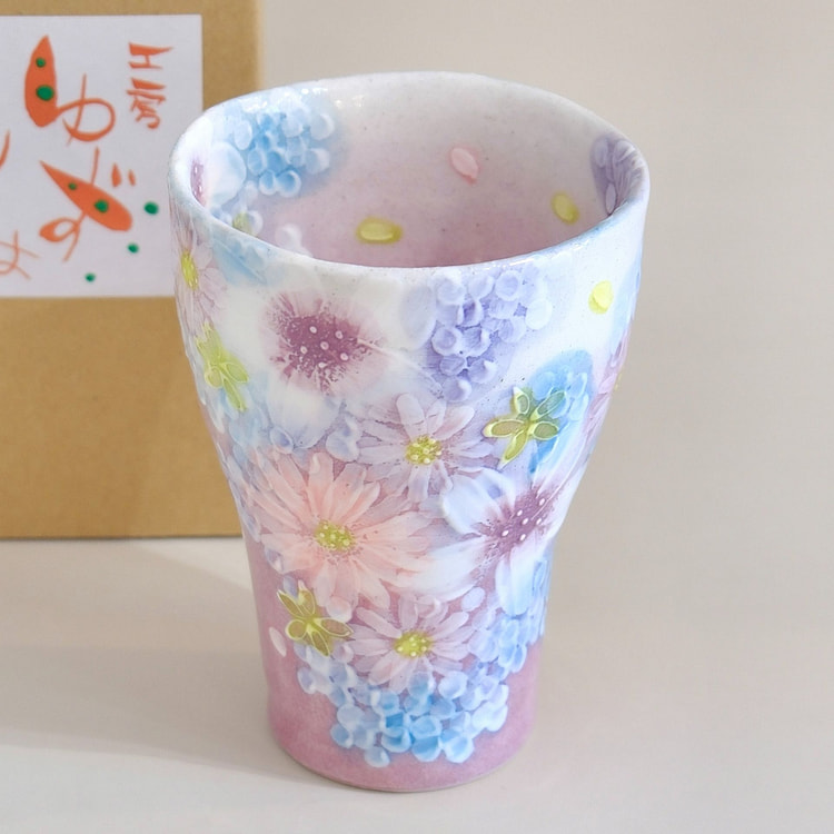 繁花 色彩花 手握杯（礼盒装）