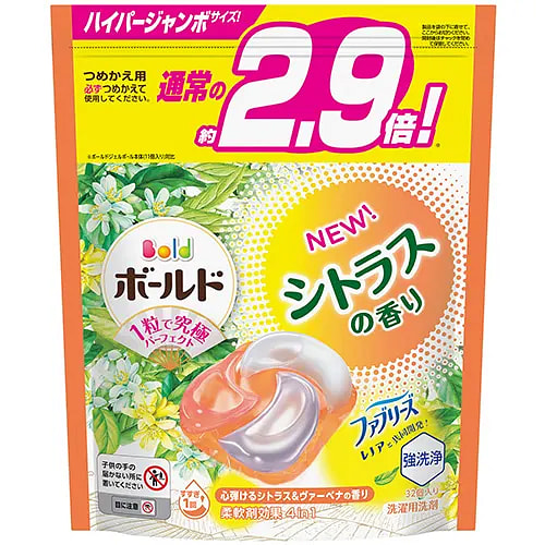 宝洁 柑橘马鞭草洗衣凝珠 32枚