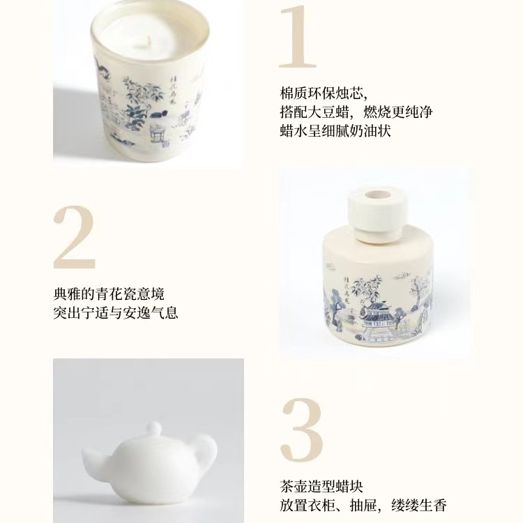 野獸派】BEAST 網紅桂花小可愛香氛香薰蠟燭禮盒蠟燭35g+香薰50ml - Weee!