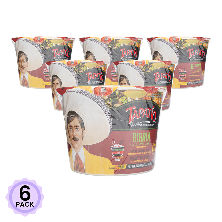 Tapatio 墨西哥Birria味方便面 3.8 盎司*6 包