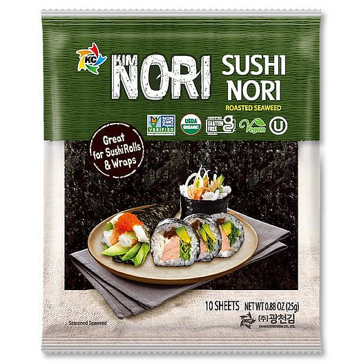 Kimnori – Organic Sushi Nori Roasted Seaweed Sheets 1 each