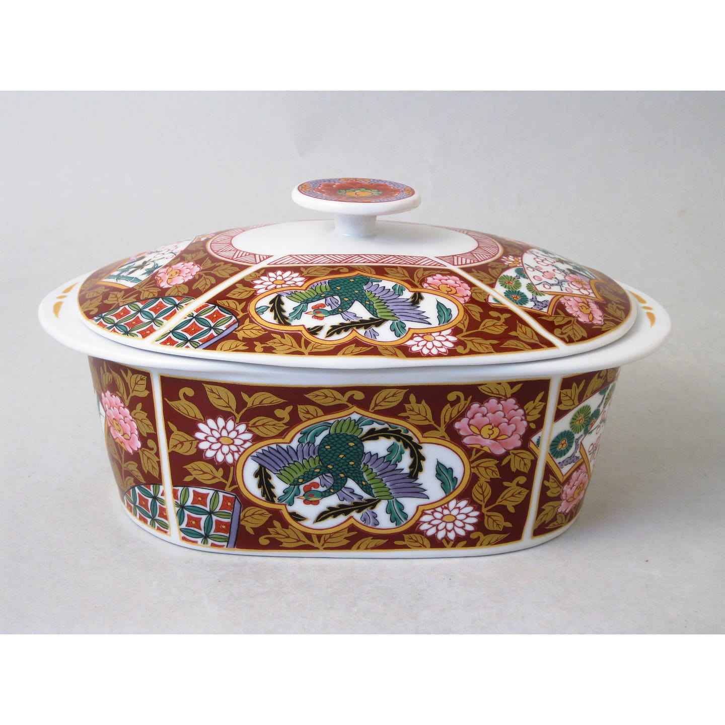 Arita ware Handmade Ustuwabi phoenix design Made in Japan 1 case