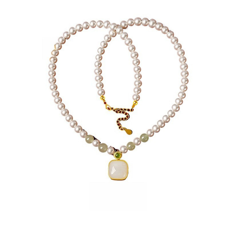 Pearl Necklace, Yurun Ning'an 20 * 13mm 1 box