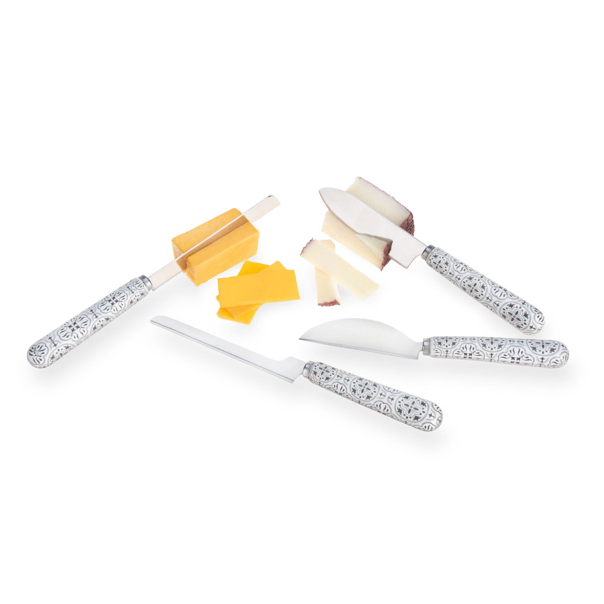 Get Tiles Cheese Knife by Twine Living® (Set of 4) Delivered Weee