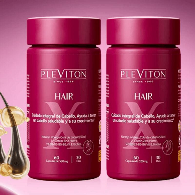 PLEVITON Hair 60 Capsules 2 bottle