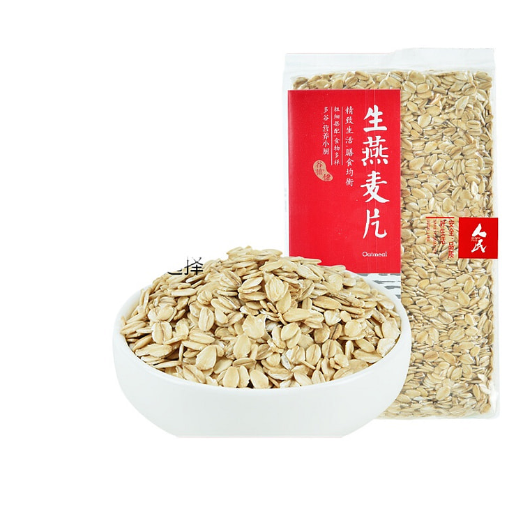 人民食品水煮生燕麦片350g*1袋