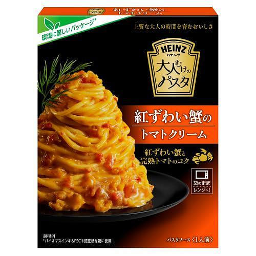 【日本直邮】亨氏 意大利面酱 番茄奶油雪蟹风味 110g 1 盒