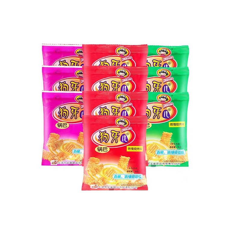 狗牙儿 锅巴零食谁的儿时没有狗牙锅巴的美味童年经典