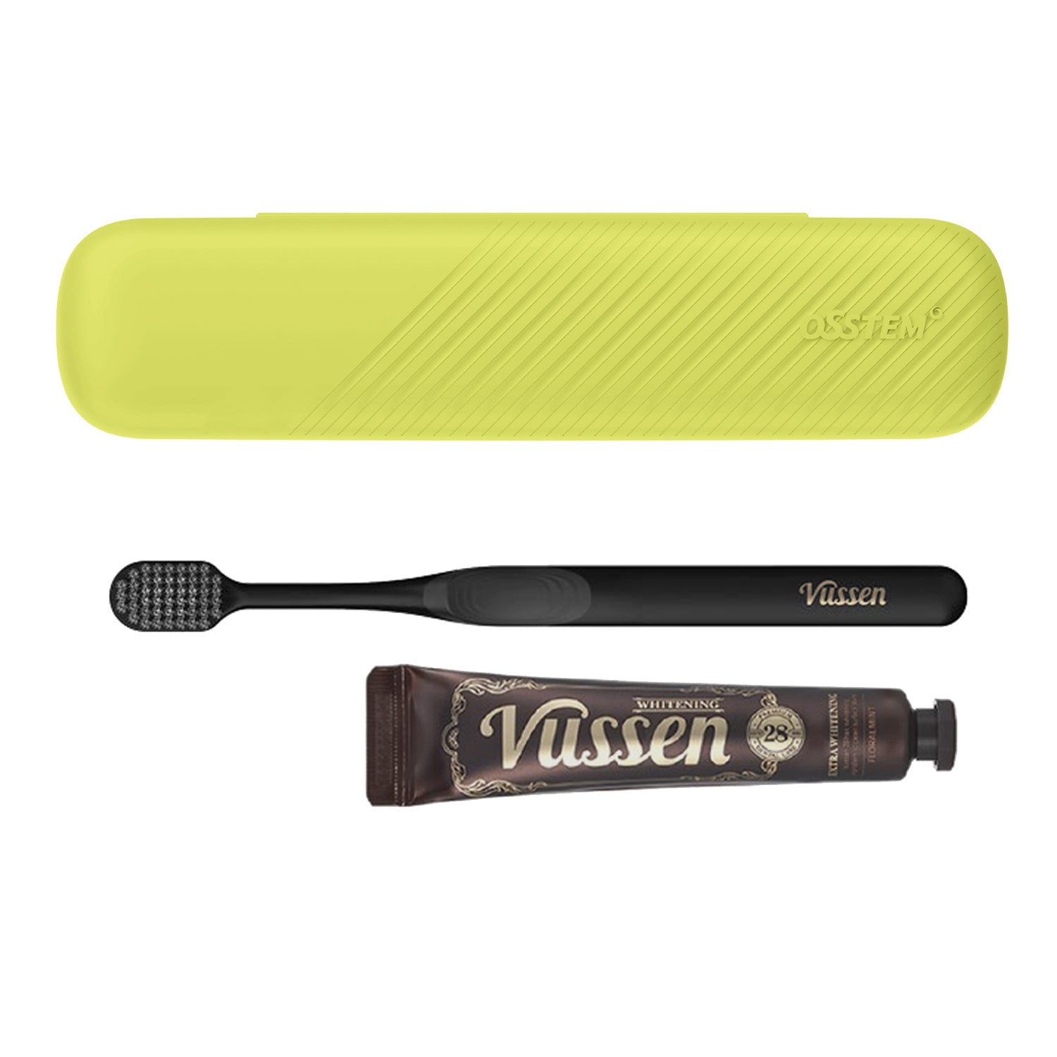 Vussen Dental Travel Kit (Lime Case/Black/28) 1 each