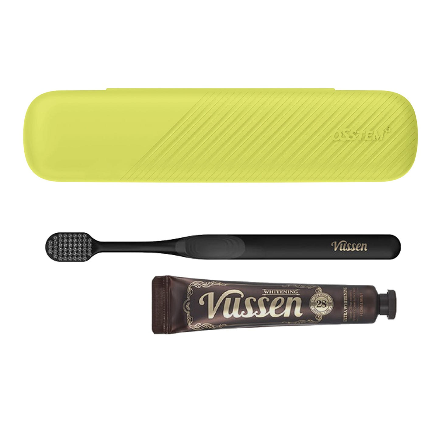 Vussen Dental Travel Kit (Lime Case/Black/28) 1 each