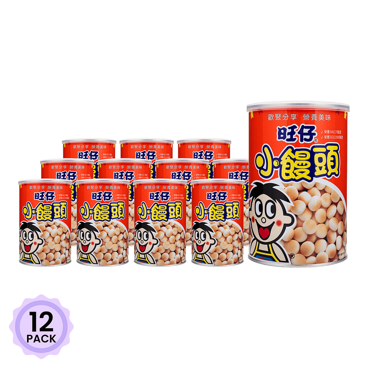 旺仔 小馒头 罐装 210 克*12 包