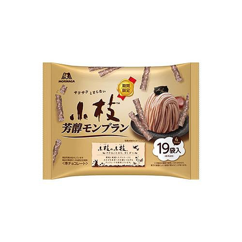 森永 小枝巧克力饼干棒 芳醇栗香蒙布朗风味 100 克