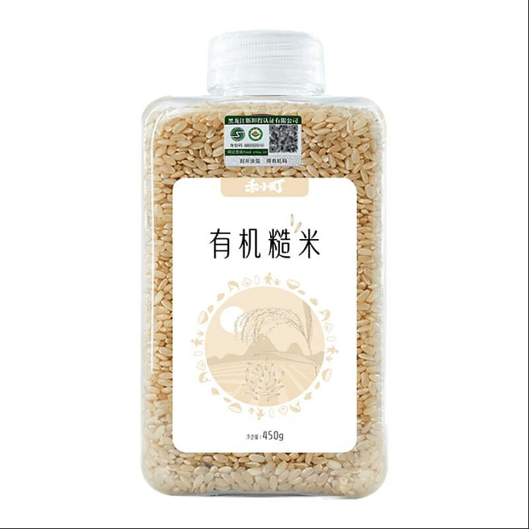 禾小町五常有机糙米低脂瓶装450克*1 450 克
