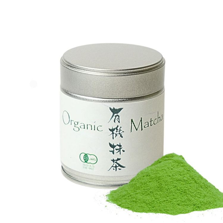 Matcha hữu cơ Nishide Asahishoen lon 40g