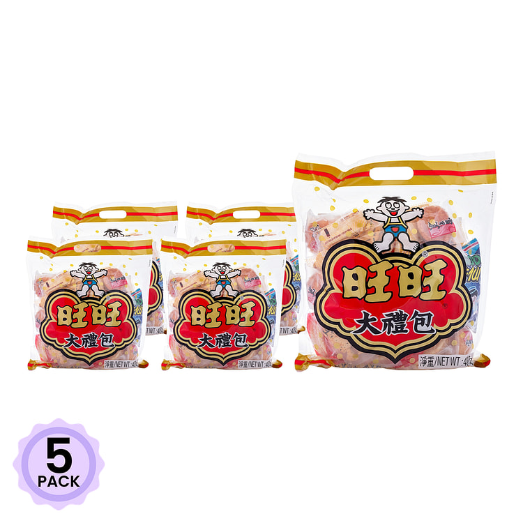 台湾旺旺 大礼包 480 克*5 包