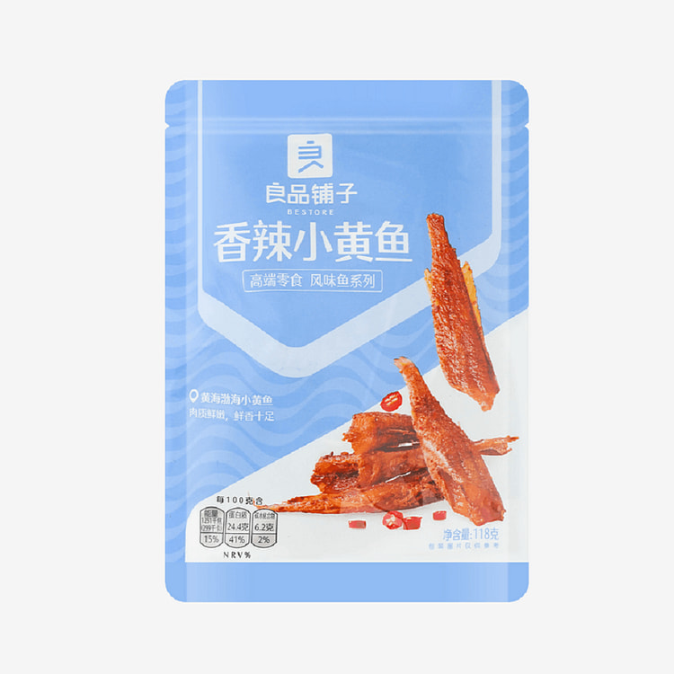 良品铺子 香辣小黄鱼118g