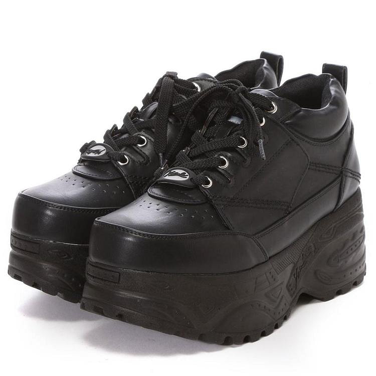 Yosuke Platform Flats Black 23cm