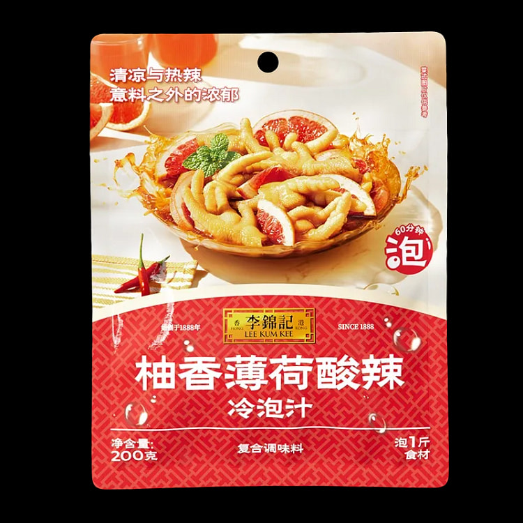 柚香薄荷酸辣冷泡汁200g*1袋