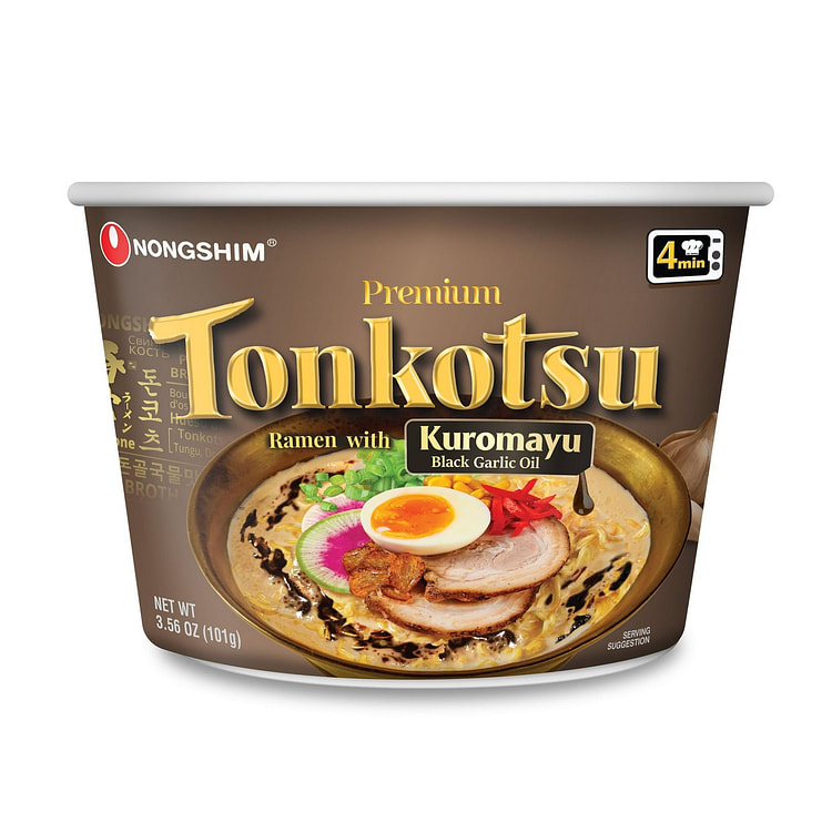 6Pack Nongshim Tonkotsu Ramen w/ Kuromayu Noodle 1 each