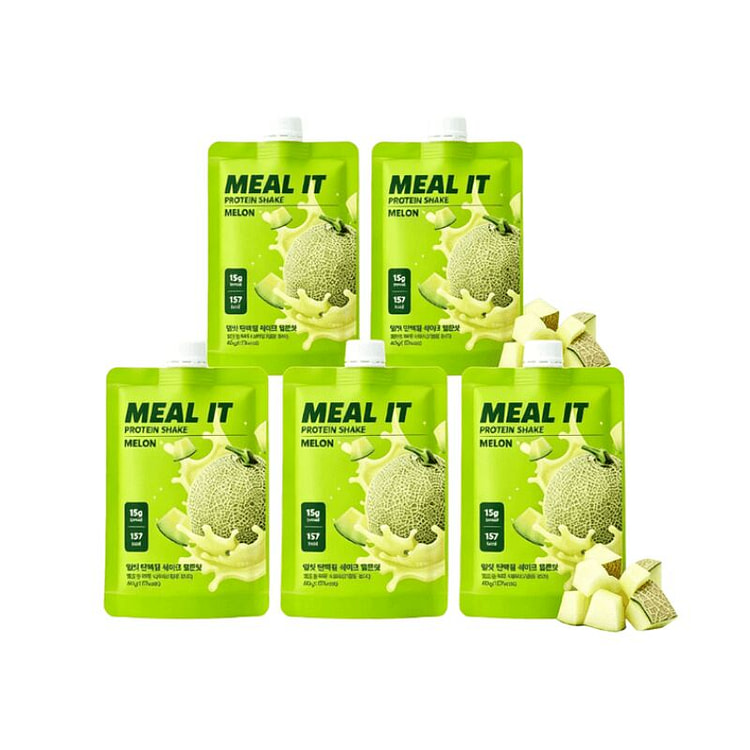 MEAL IT  高蛋白饱腹感代餐奶昔哈密瓜味5袋 5 份