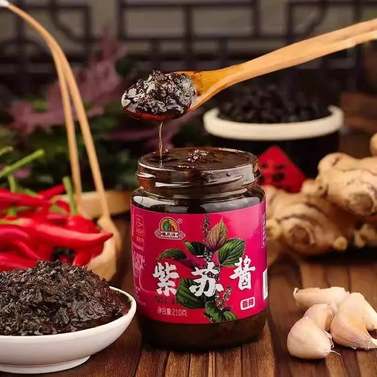 Purple perilla sauce mixed with rice sauce * 210g 1 bottle