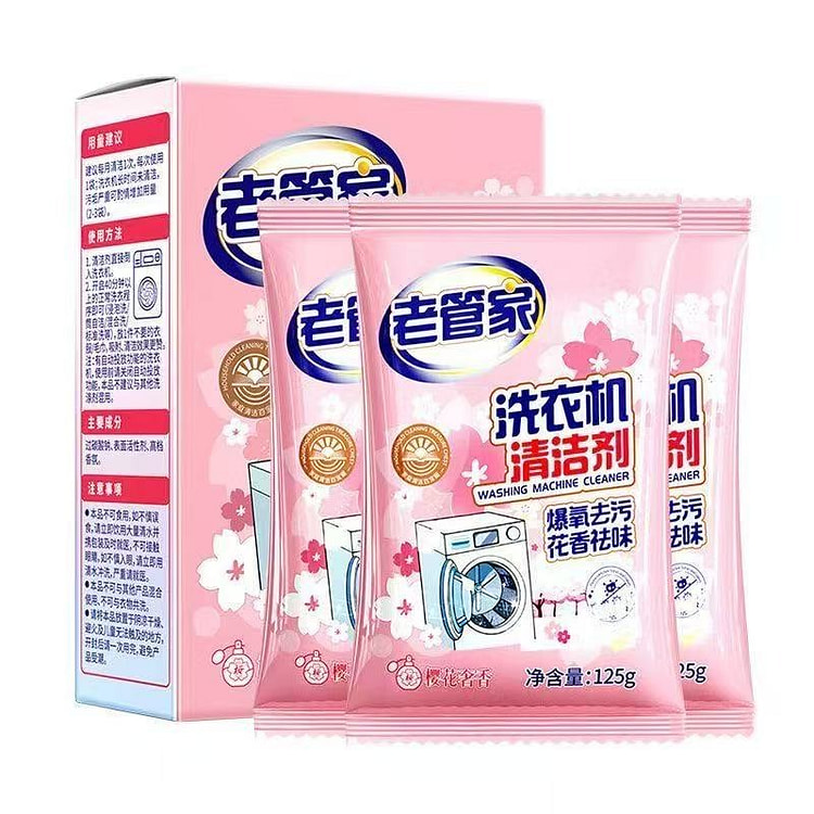Old Butler Floral Washing Machine Cleaner 125g 3 pack