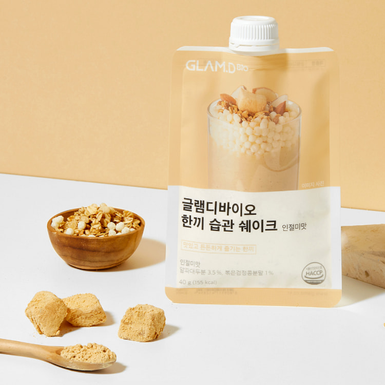 韩国直邮GLAM.D代餐奶昔低卡健康饱腹原味1袋