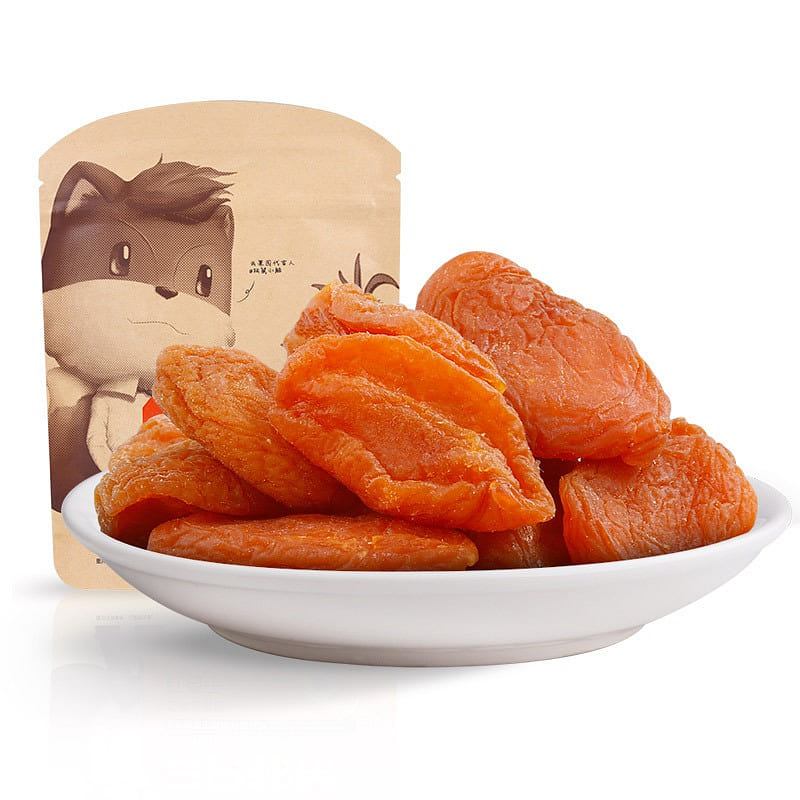 Three squirrels Dried Red apricot 106g Dried candied fruit 106 g