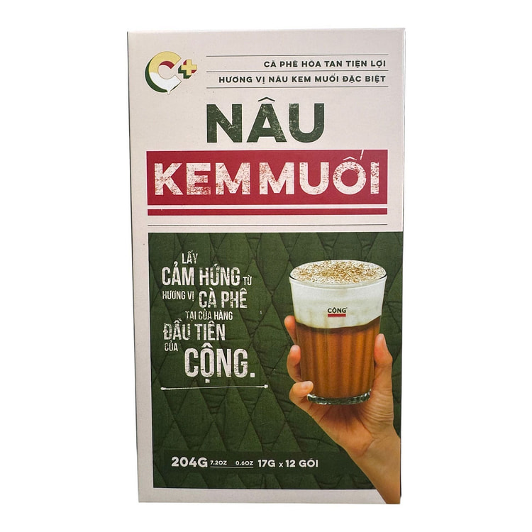 Instant Salted Cream Coffee Cafe Nau Kem Muoi 1 each