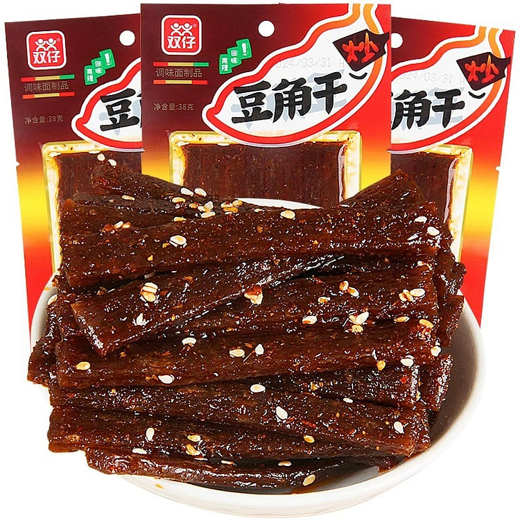 Shuangzai Dried Green Beans and Spicy Strips 380g