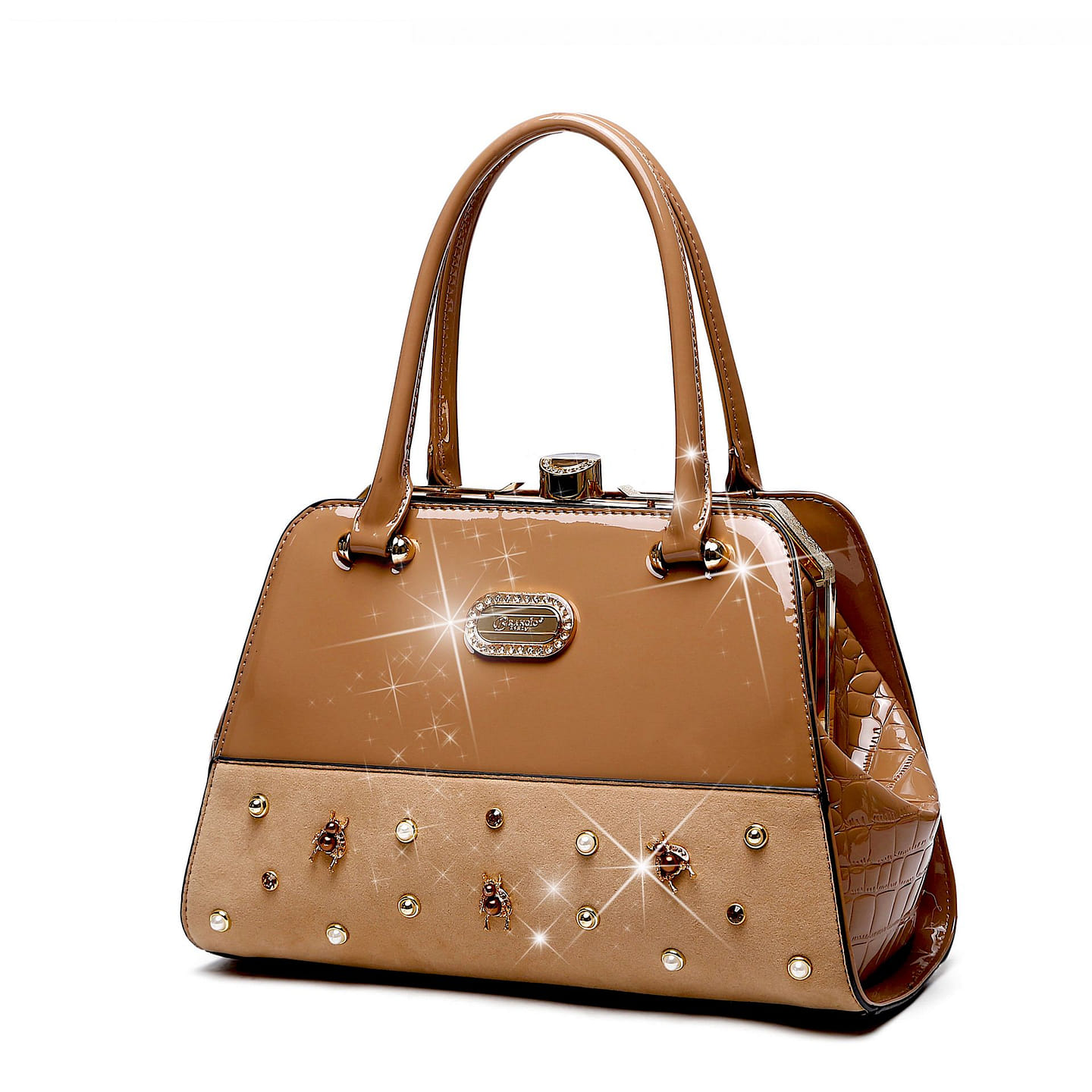 Honey Bee Adore Handbag Tan [RM6227-TN] 1 each