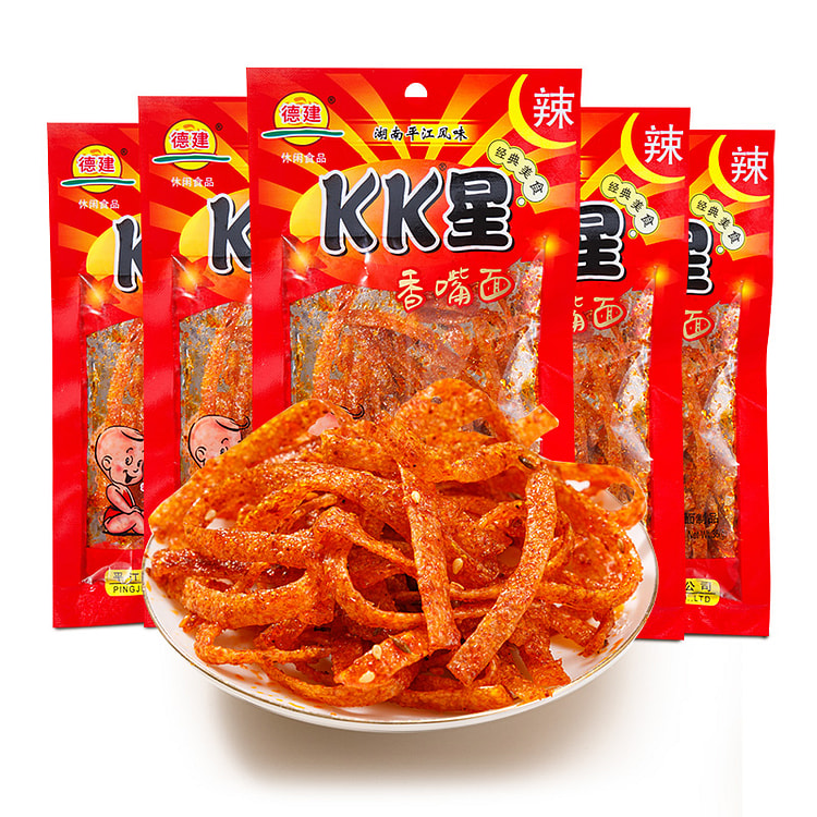 Kk Star Spicy Strips Hunan Pingjiang Specialty Spicy Slices Big Package Spi