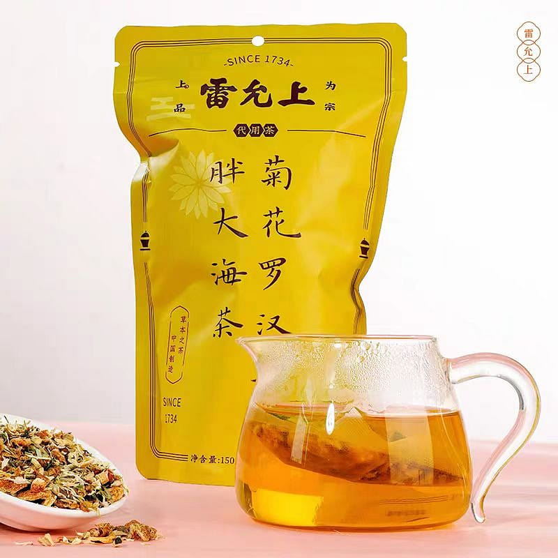 Lei Yun Shang Chrysanthemum monk fruit Fat sea tea 150g*1 bag 150 g