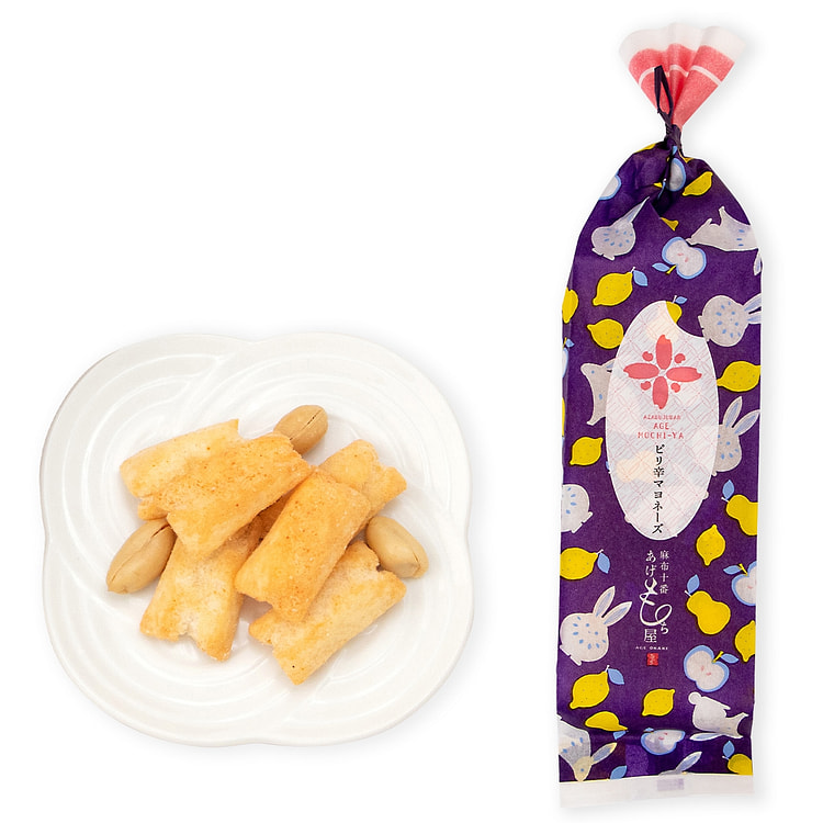 麻布十番 サクサクせんべい スパイシーマヨネーズ味 50g