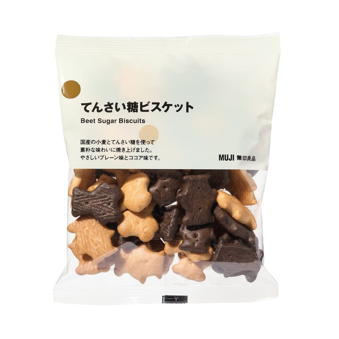 MUJI Beet Sugar Bear Cookies 65g 1 each