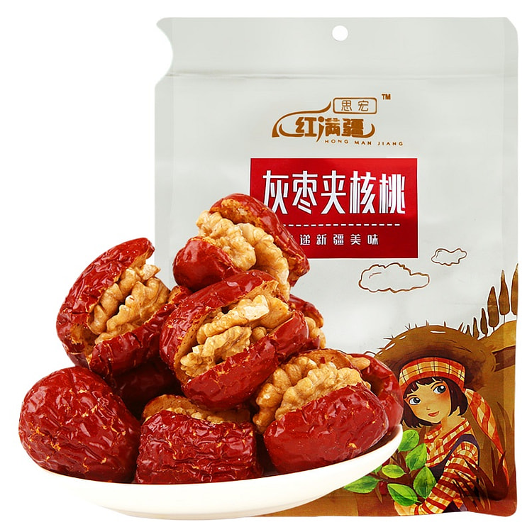 Sihong Grey Jujube With Walnut Cangzhou 252g* 1Bag