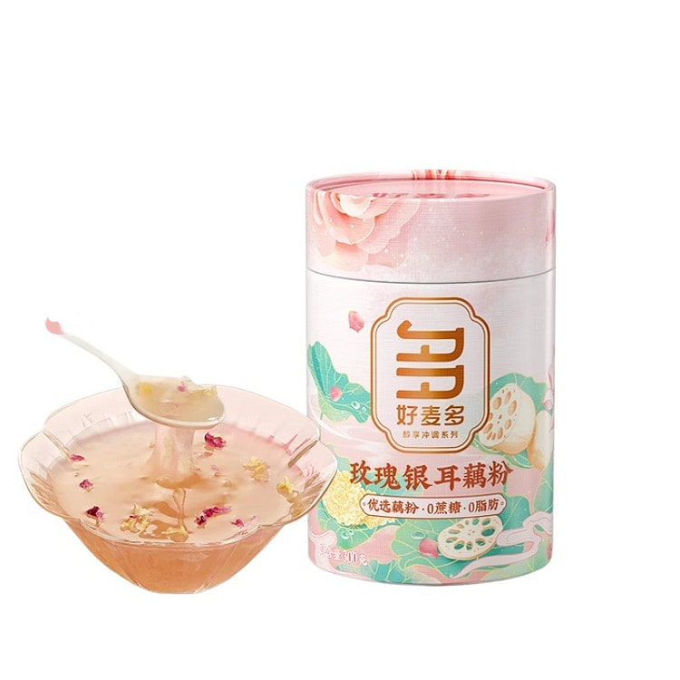 好麦多玫瑰银耳藕粉300g*1罐