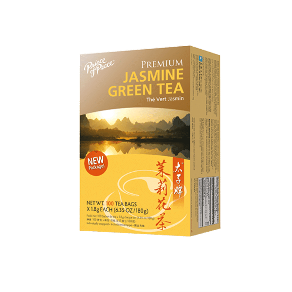 Prince of Peace Premium Jasmine Green Tea, 100 tea bags 1 box