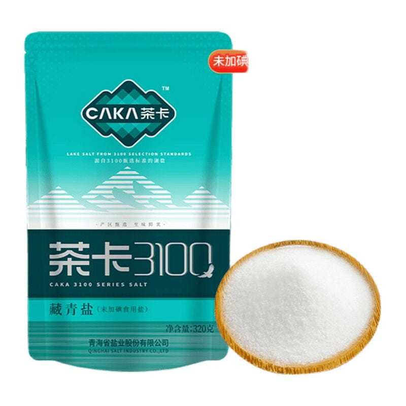 Tea Card 3100 Tibetan Green Salt [320g] Uniodized 320 g