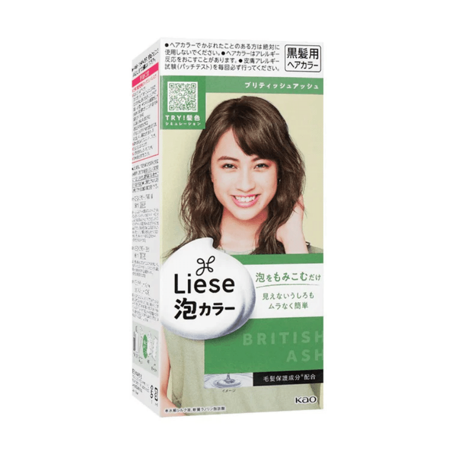 Kao Prettia Bubble Hair Dye in the color British Ash 1 count