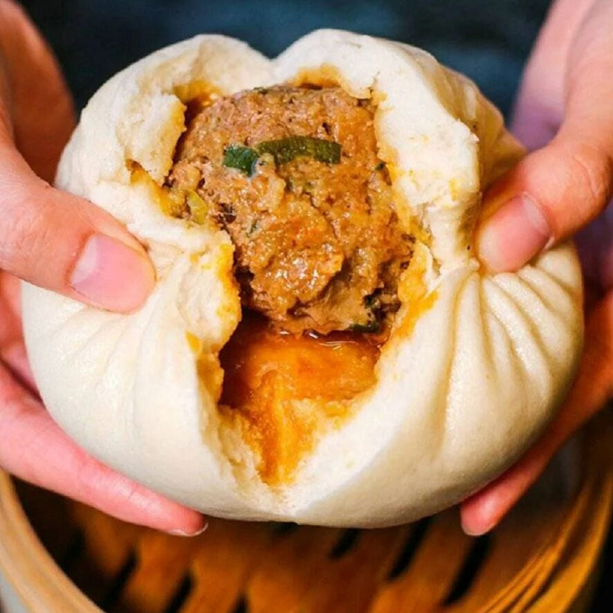 手工鲜肉大包 2个 1 份