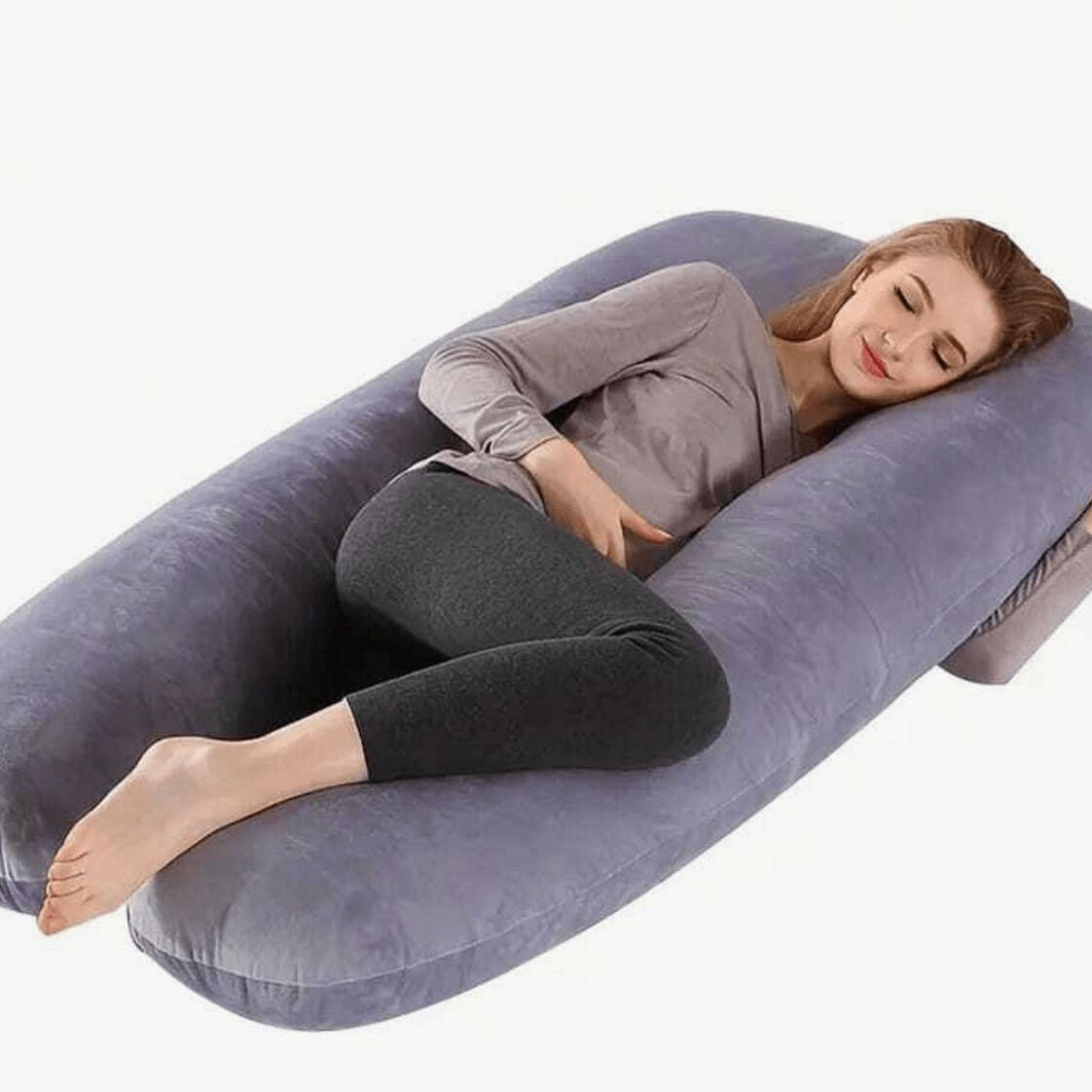 U-Shaped Pregnant Woman Pillow, Sufficient Filling 1 case