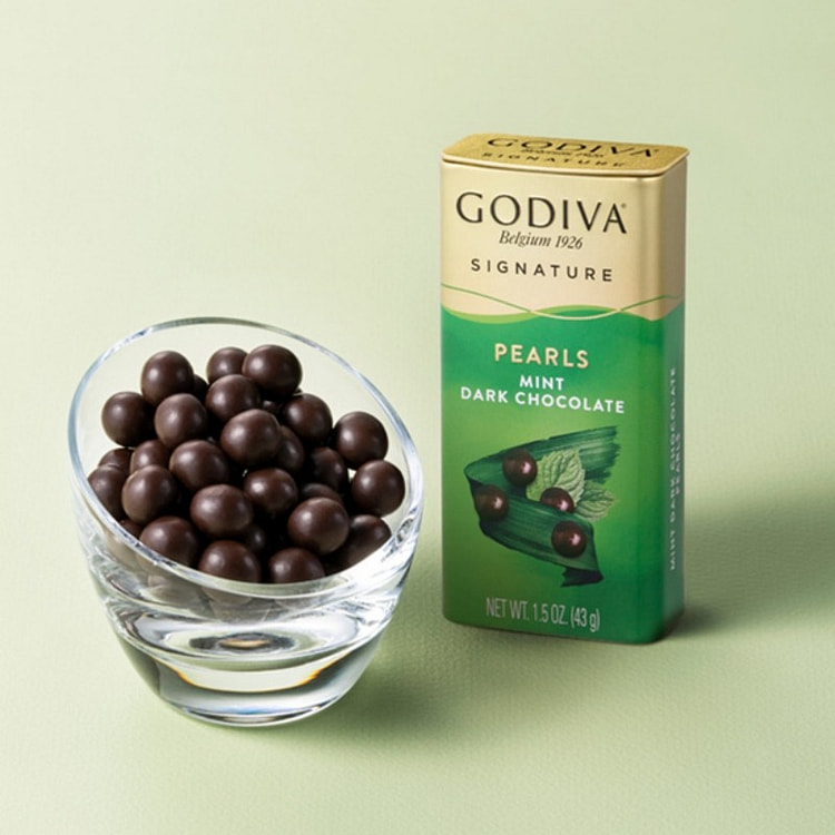 Godiva Pearl Mint Dark Chocolate 43g