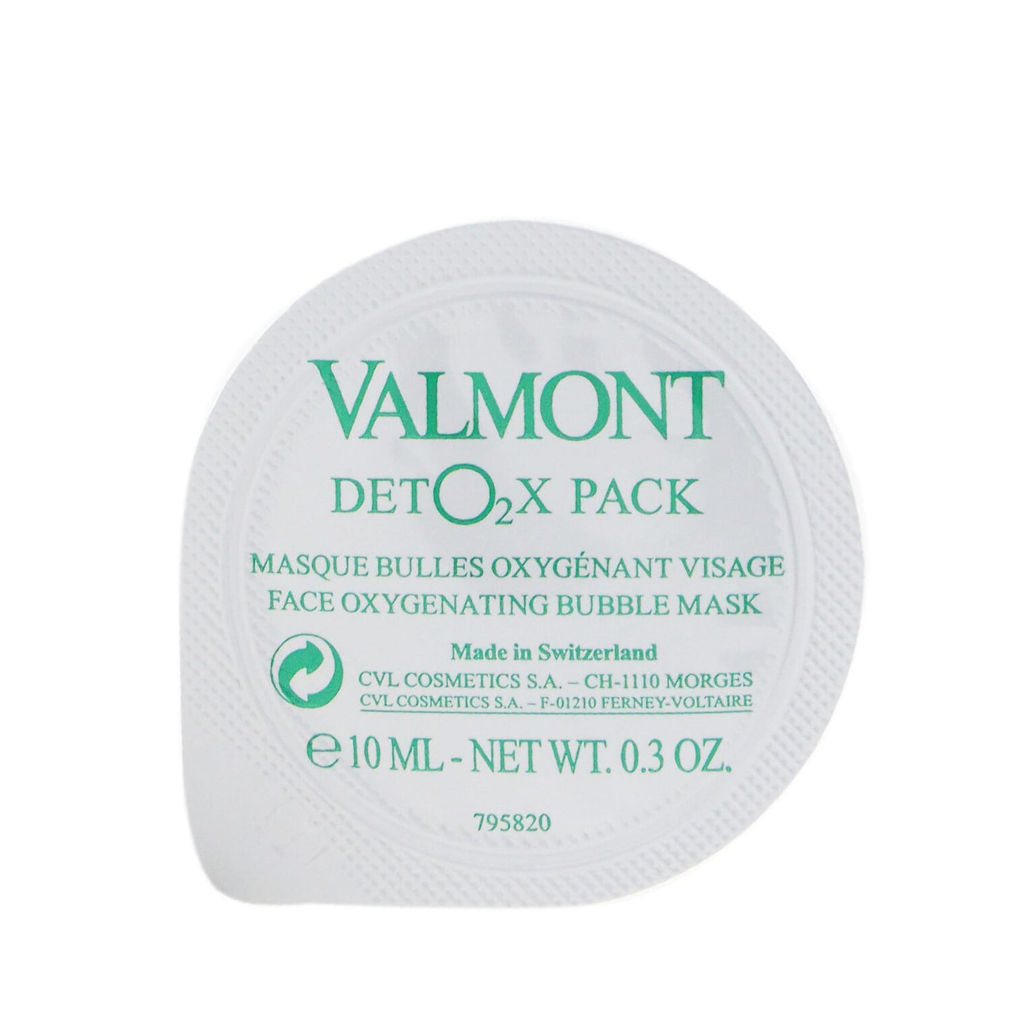 Valmont Deto2x Pack – Oxygenating Bubble Mask 6x10ml/0.3oz 6 ml