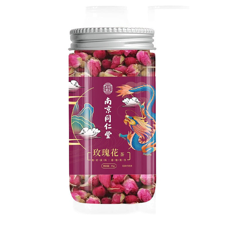 Nanjing Tongrentang Heavy Rose Flower Women’s Nourishing Nourishing Tea 45g/bot 45 g